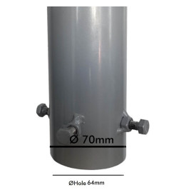 Cruceta de Acero de 4 Brazos