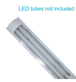 Armatur for to T8 LED lysrør 60cm