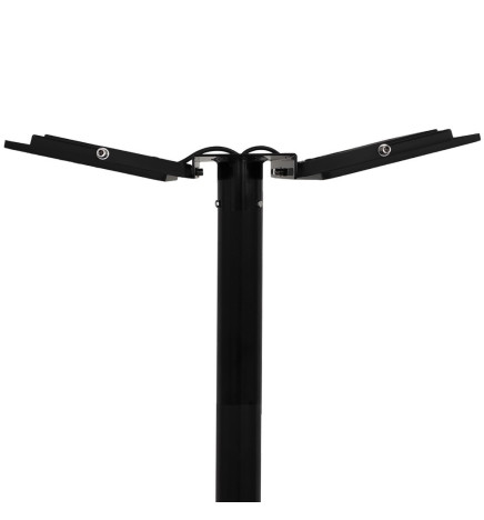 Supporto per 1 o 2 faretti per colonna di illuminazione pubblica