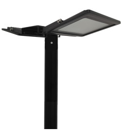 Suporte para 1 ou 2 projetores para coluna de iluminação pública