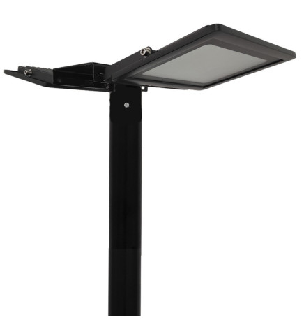 Supporto per 1 o 2 faretti per colonna di illuminazione pubblica