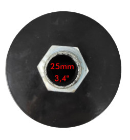 Coupling support for LED street lamp - 90mm