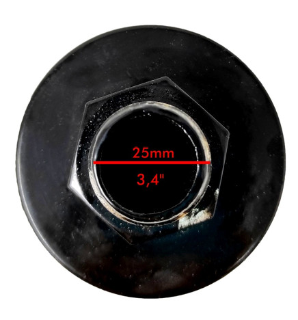 Coupling support for LED street lamp - 60mm