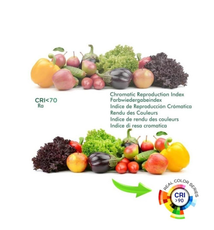 LED-kiskovalaisin 30W BERNA musta kromi yksivaiheinen DOB-ohjain