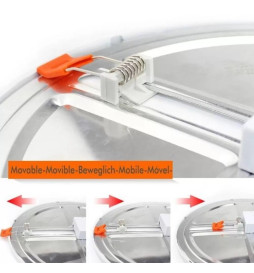 Faretto LED 20W Slim Downlight da incasso circolare REGOLABILE OSRAM Chip