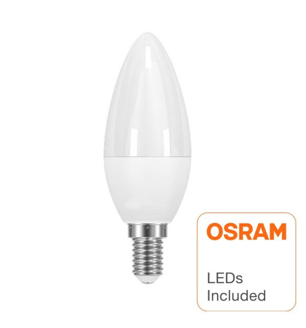Lâmpada Vela LED 6W  E14 C37 180º - OSRAM Chip