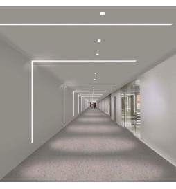 Faretto LED 8W Slim DownlightLED quadrata OSRAM Chip