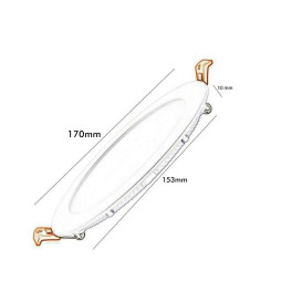 Faretto LED 15W Slim DownlightLED circolare OSRAM Chip