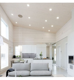 LED-paneelin alasvalo neliö - Slim - 20W - OSRAM CHIP DURIS E 2835