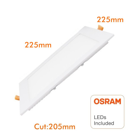Downlight Slim LED Carré 20W - 120° OSRAM Chip