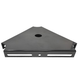 Platine pour 1, 2 ou 3 projecteurs pour poteau d'éclairage public