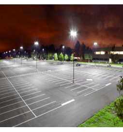 Holder for 1 or 2 spotlights for public lighting column