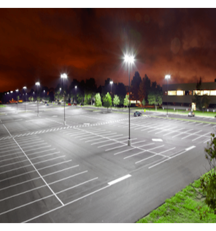 Holder for 1 or 2 spotlights for public lighting column