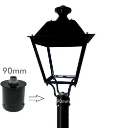 Kopplingsstöd för LED-gatubelysning - 90mm