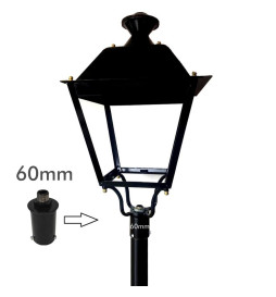 Unterstützung für LED Straßenleuchten - 60mm