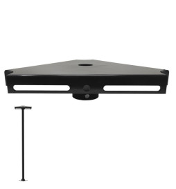 Holder for 1, 2 or 3 spotlights for public lighting column