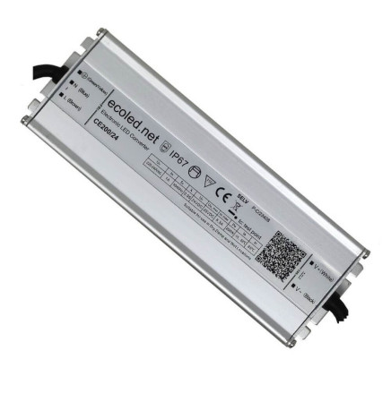Alimentation PROFESSIONNELLE 24V 24V 200W - ECOLED - IP67  - TÜV