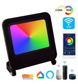 LED-valonheitin - 30W SMART Wifi RGB+CCT - Himmennettävä