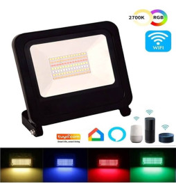 Proiettore a LED 30W - SMART Wifi RGB+CCT - Dimmerabile