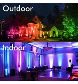 30W LED-flomlys - SMART Wifi RGB + CCT - kan dimmes