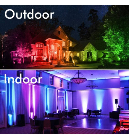 30W LED-strålkastare - SMART Wifi RGB + CCT - dimbar