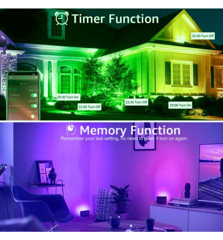 30W LED projektør - SMART Wifi RGB + CCT - dæmpbar