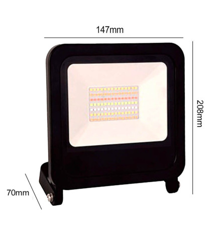 LED-valonheitin - 30W SMART Wifi RGB+CCT - Himmennettävä