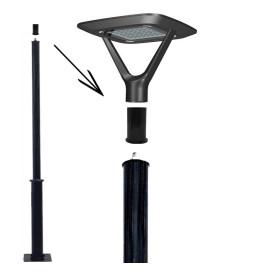 Unterstützung für LED Straßenleuchten - 60mm