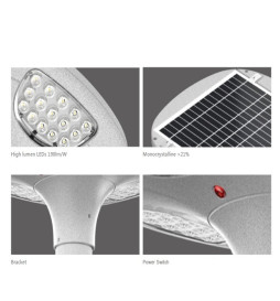 LED Straßenleuchte SOLAR 100W SUNWAY ILU10