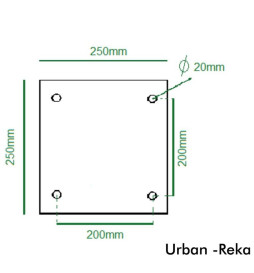 Søyle Reka 3 meters