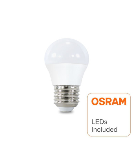 6W E27 G45 220º LED-lampa - OSRAM Chip