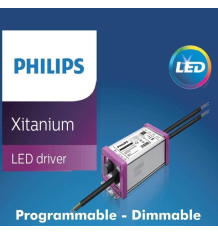 LED gatelys 10W - 100W AARHUS Philips Driver Programmerbar SMD5050 240Lm/W
