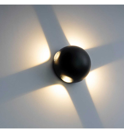 Applique Parete LED E27 GOTEBURGO GRIGIO Esterno