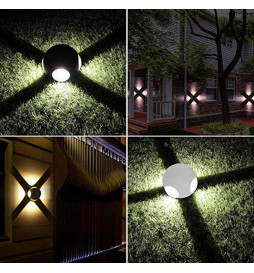 Applique Parete LED E27 GOTEBURGO GRIGIO Esterno