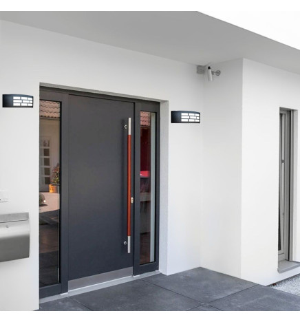 Aplique para LED E27 GOTHENBURG GRIS  Exterior IP44