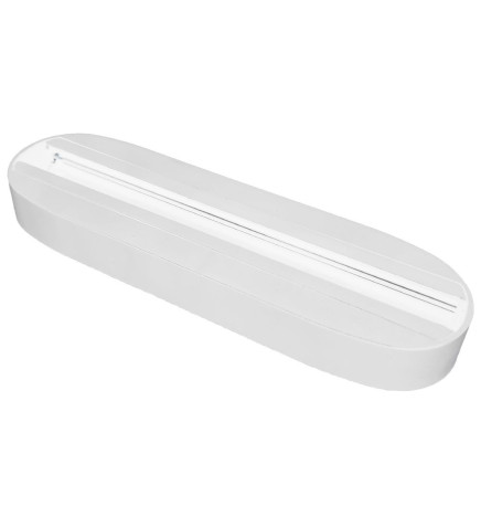 Hvid base til enfaset skinnesystem