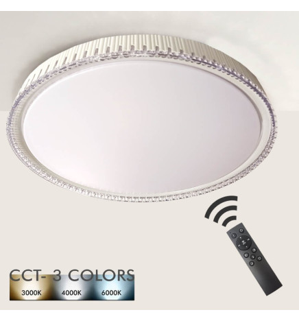 Plafón LED 36W VANTAA - Dimable - CCT + Mando Control