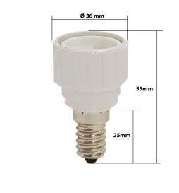 E14-GU10 Sokkel adapter