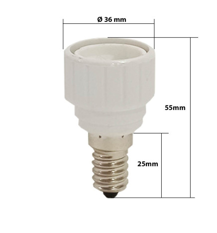 E14-GU10 Sockel  Adapter