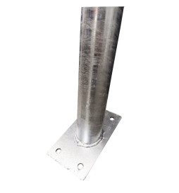 Suporte de poste para Farol - Aço Galvanizado - 1m.