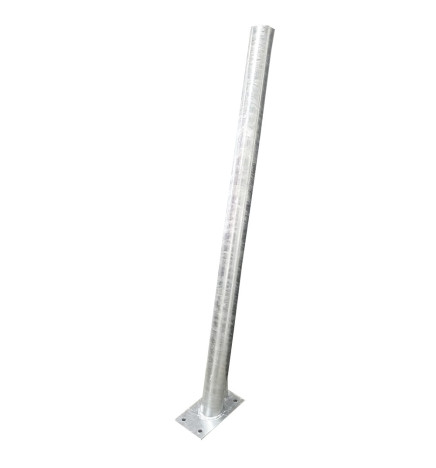 Suporte de poste para Farol - Aço Galvanizado - 1m.