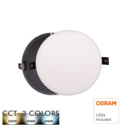 Faretto Downlight LED 24W - Frameless QUASAR - OSRAM CHIP DURIS E 2835 - CCT