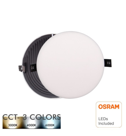 Downlight LED 12W - Frameless QUASAR - OSRAM CHIP DURIS E 2835 - CCT