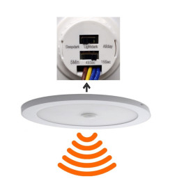 Plafonnier LED Circulaire 20W avec détecteur de mouvement - CCT