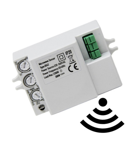 Mikrovågsrörelse RADAR för 300W LED