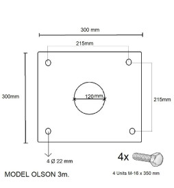 SøyleOlson 3 meters