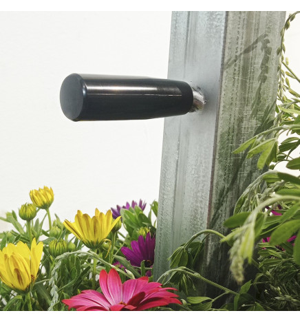 Réverbère SOLAIRE LED 100W SUNWAY + Support portable réglable en hauteur avec roulettes