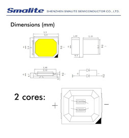 Vattentät integrerad LED-armatur 40W Philips Driver - CCT - 120cm