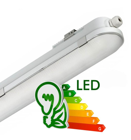 Vanntett integrert LED Armatur 40W Philips Driver - CCT - 120cm