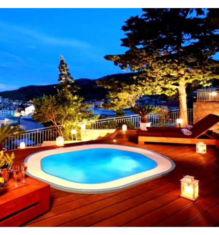 LED-lampa under vatten DC12V - 12W - IP68